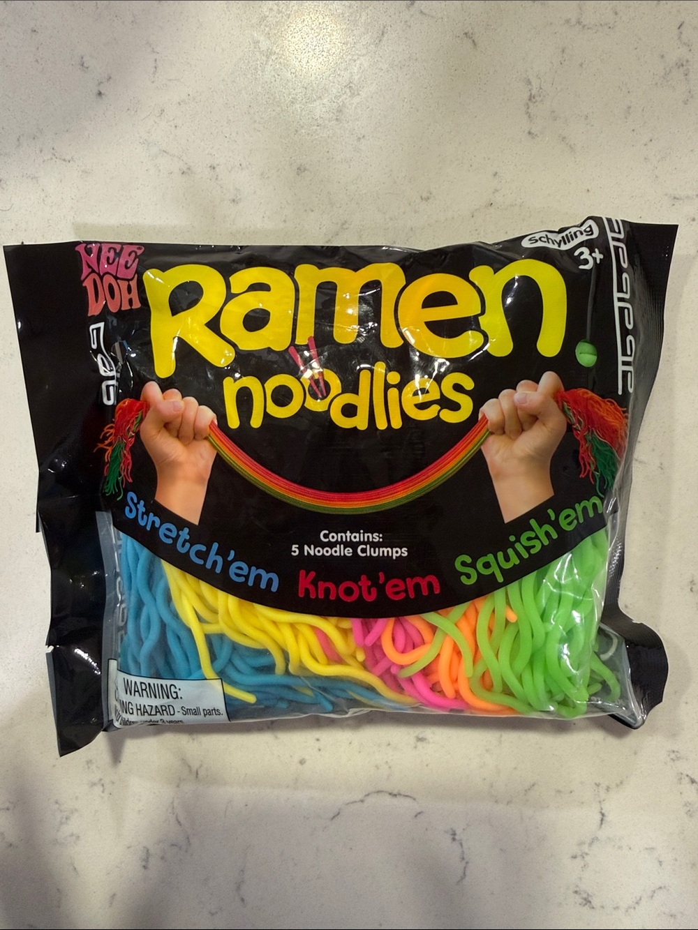 Ramen Noodlies Kids Stretch & Squish Sensory Toy - Multicolor